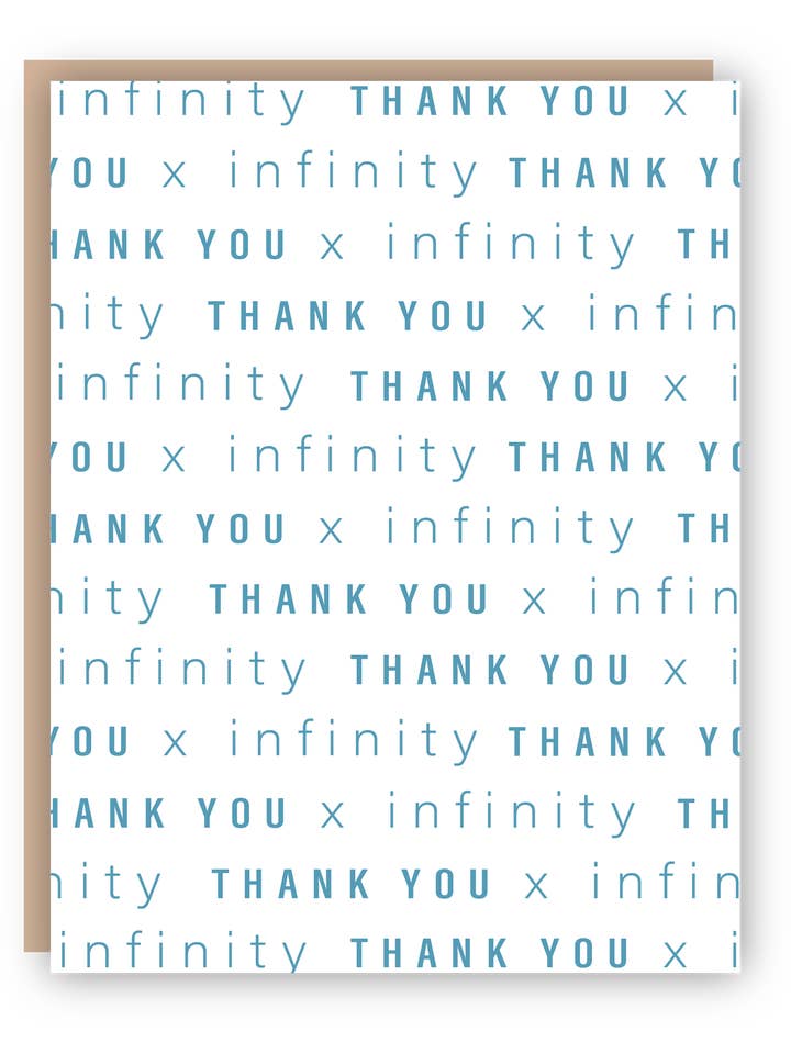 INFINITY THANK YOU for wholesale by Notes Speak