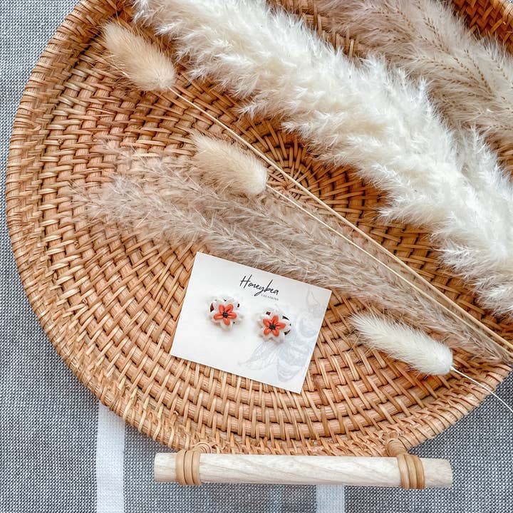 Honeybea Creations WI - Venta al por mayor Pendientes de botón/aretes de poste - Crea tu propio paquete de aretes medianos | Pendientes hechos a mano4