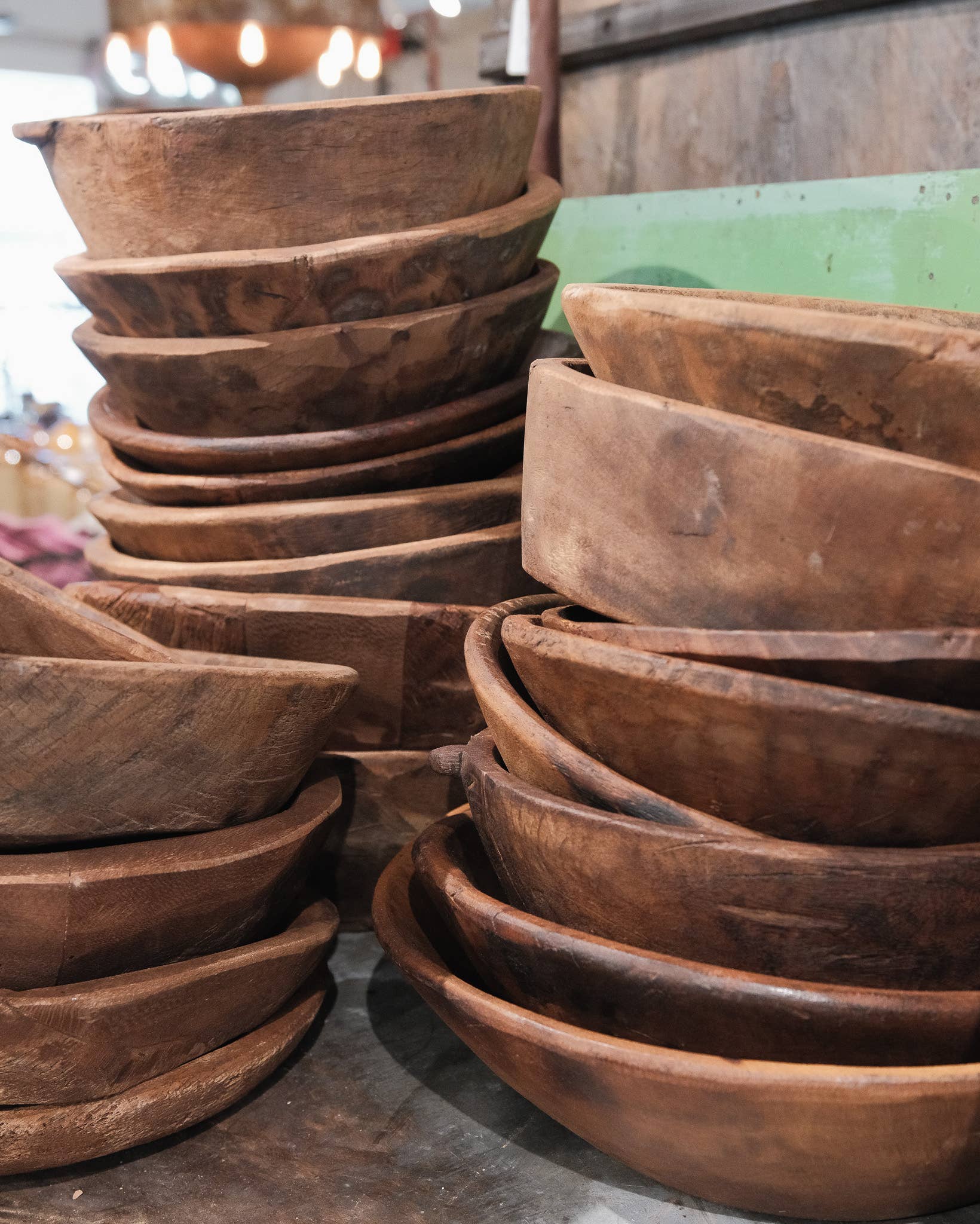 Golden Oldies Antiques - Vente Assiettes/plats/bols de décoration - Bol en bois Paret vintage3