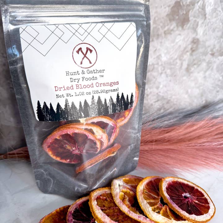 Hunt and Gather Dry Foods - Wholesale Dried/Dehydrated Fruit - Dried Blood Oranges Cocktail Garnishes4