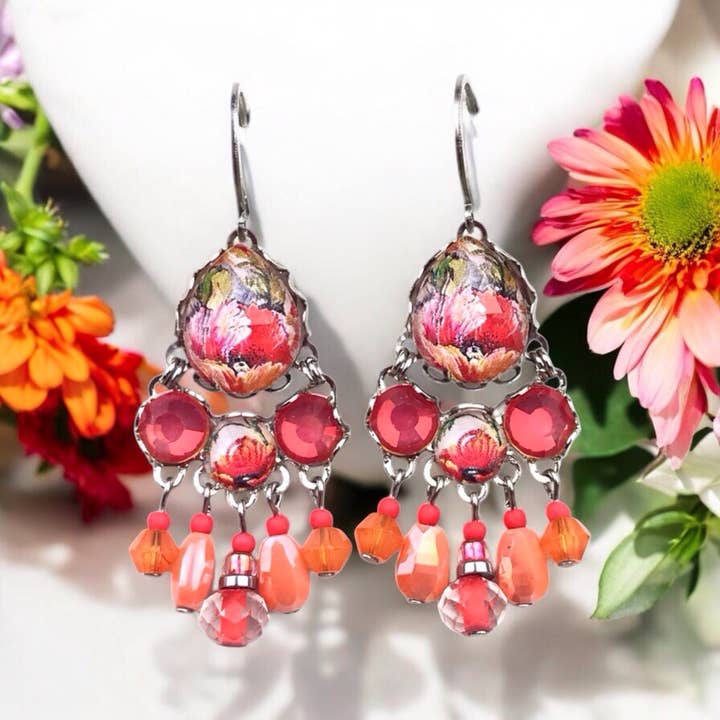 melizijewelry - Wholesale Dangle Earrings - Paraiso crystal earrings3