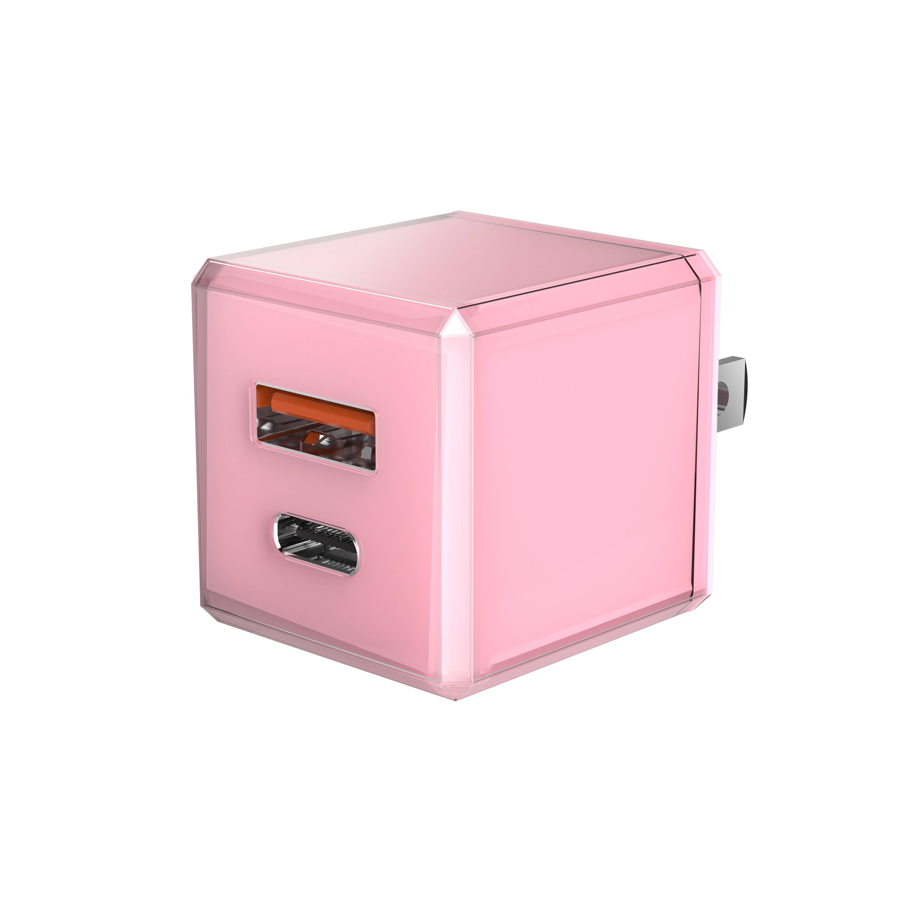 LAX Gadgets - Vente Chargeurs portables - Chargeur mural rapide USB 20 W, design cubique, emballage de vente au détail15