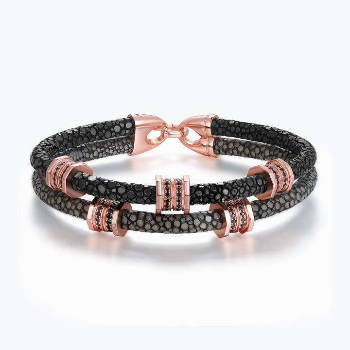 Dissoo® Luxury Stingray Bracelets with Rose Gold Nut (Unisex) for wholesale by Dissoo