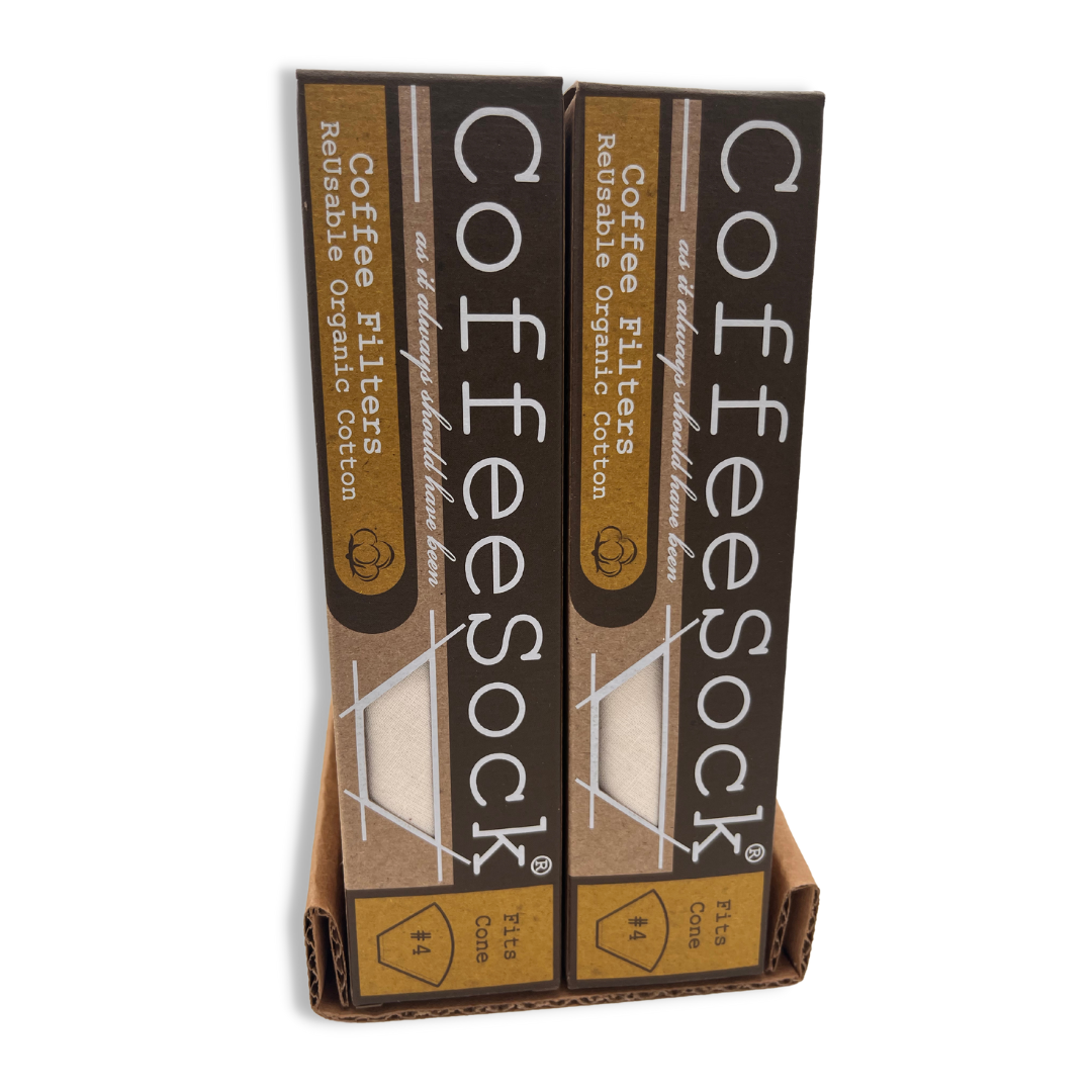 CoffeeSock - Wholesale Coffee filter - Reusable Organic Coffee Filters - Drip #4 Cone2