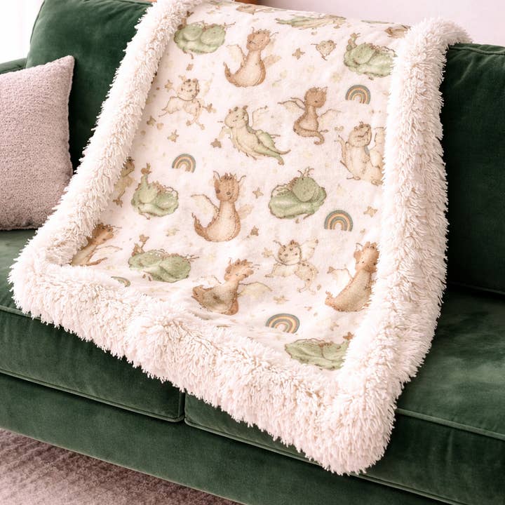 Blankie- Baby Dragons for wholesale by Buddha Babe Co