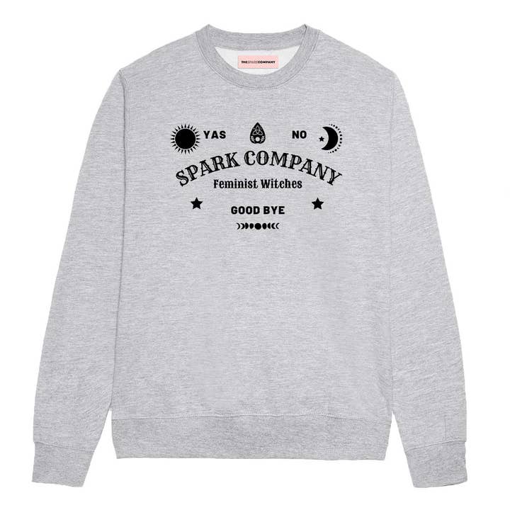 Sweat-shirt féministe Spark Ouija Board pour la vente par The Spark Company