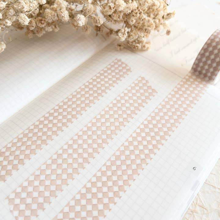 Chequered washi tape: Little delights (20mm) for wholesale by Crea with Gaby