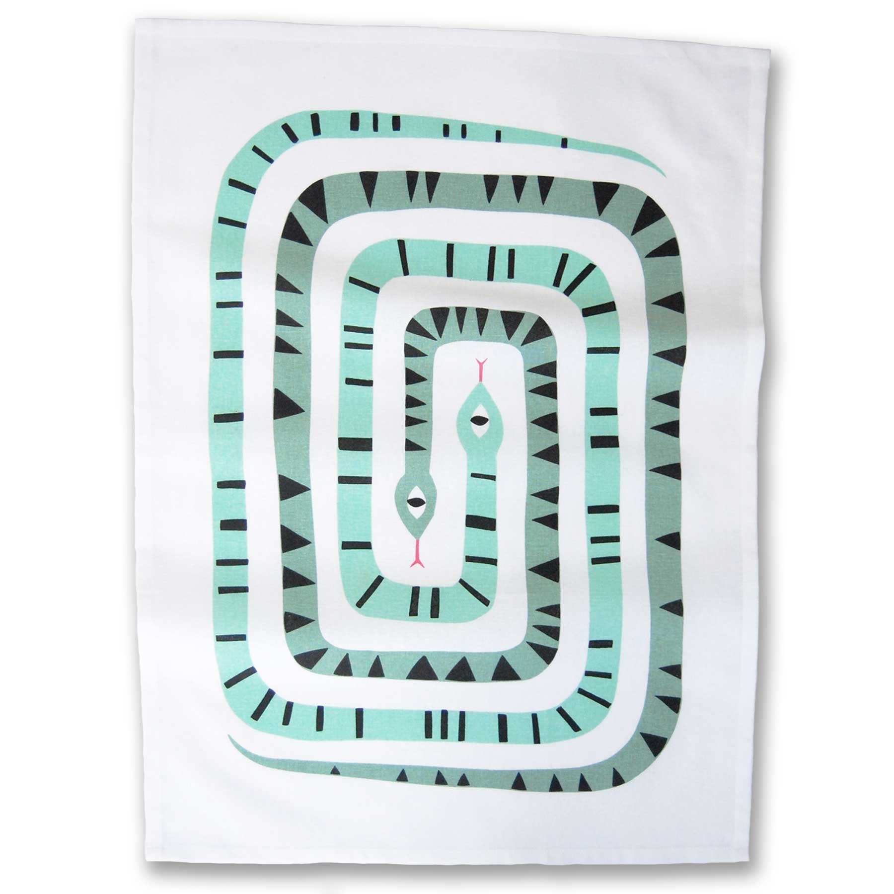 Badger & Burke - Wholesale Tea Towel - Twin Snake Tea Towel1
