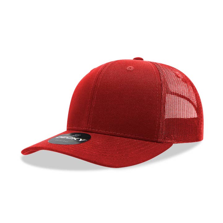 The Park Wholesale - Wholesale Trucker Hat - Unisex - Decky 6021 Classic Trucker Hat, Mid Pro Trucker, 6 Panel Cap
