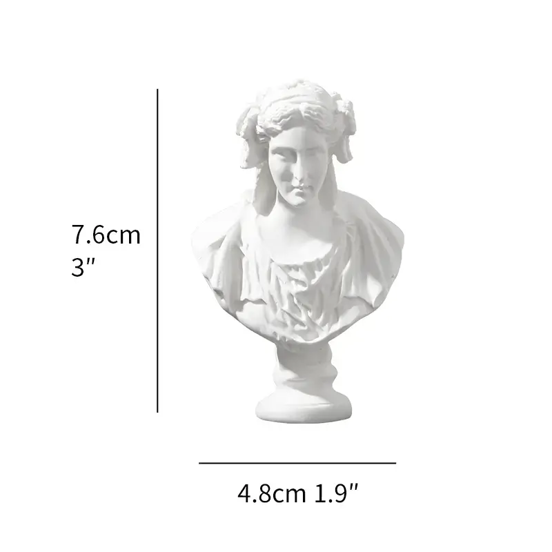 Magnifique Hearts - Wholesale Decorative Figurine - Miniature Greek Busts - Intricately Carved35