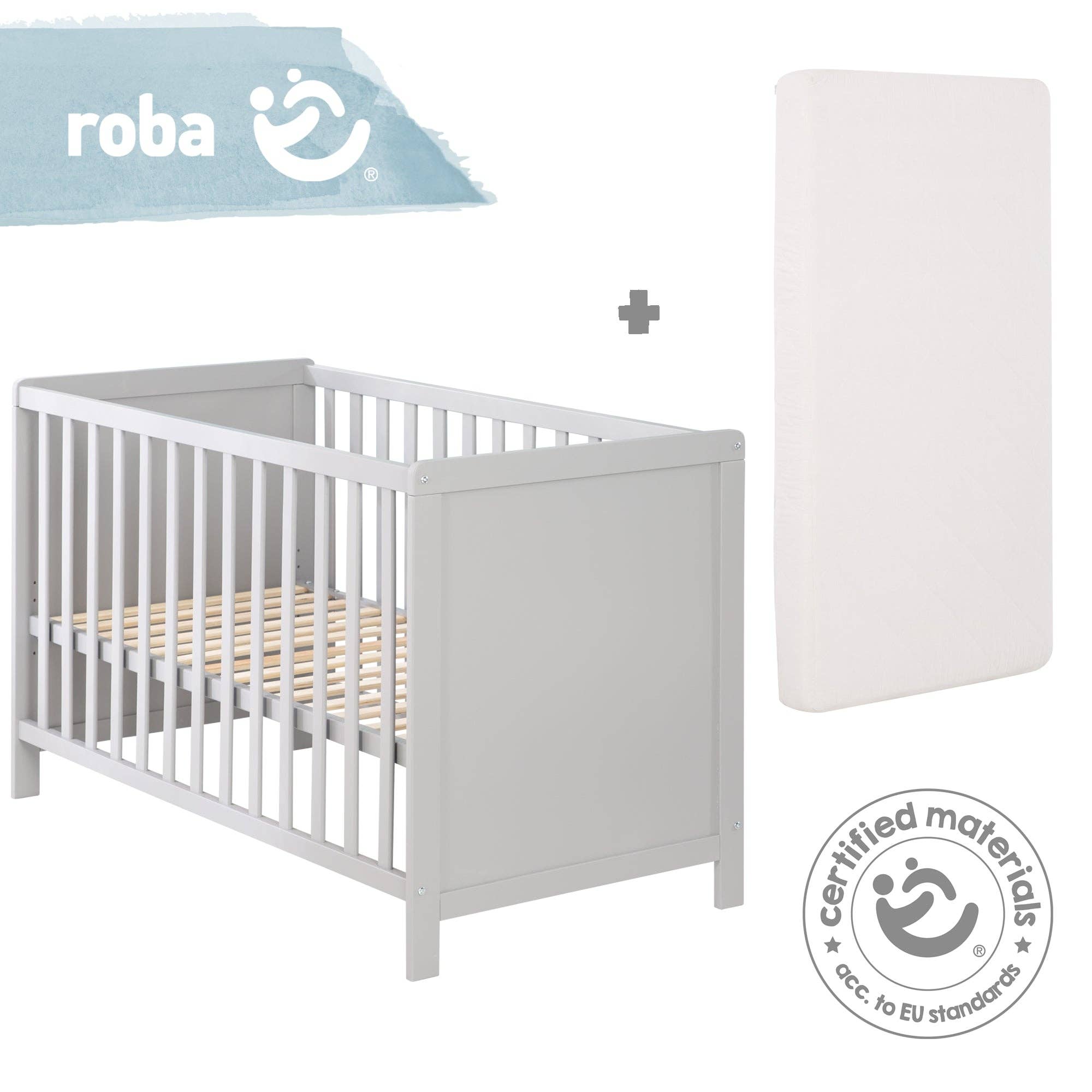 roba kids - Vendita all'ingrosso Letto - Bambini e neonati - Letto aggiuntivo ROBA, 60 x 120 cm, tortora, regolabile8