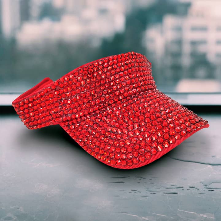 Sensibling Corp. - Wholesale Visor - Women's - Bling Studded Visor Hat10