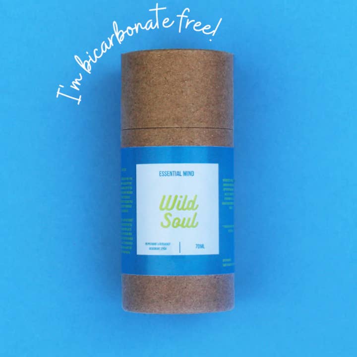 VILDE SJÆL - PEBERMYNTE OG BERGAMOT DEODORANT STICK 70ML for engroshandel hos ESSENTIAL MIND STORE