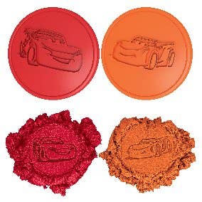 Sandlegetøj.dk - Wholesale Putty/Slime - Kids - Kinetisk Sand - Disney Biler - Rød & Orange (2 x 200g)1