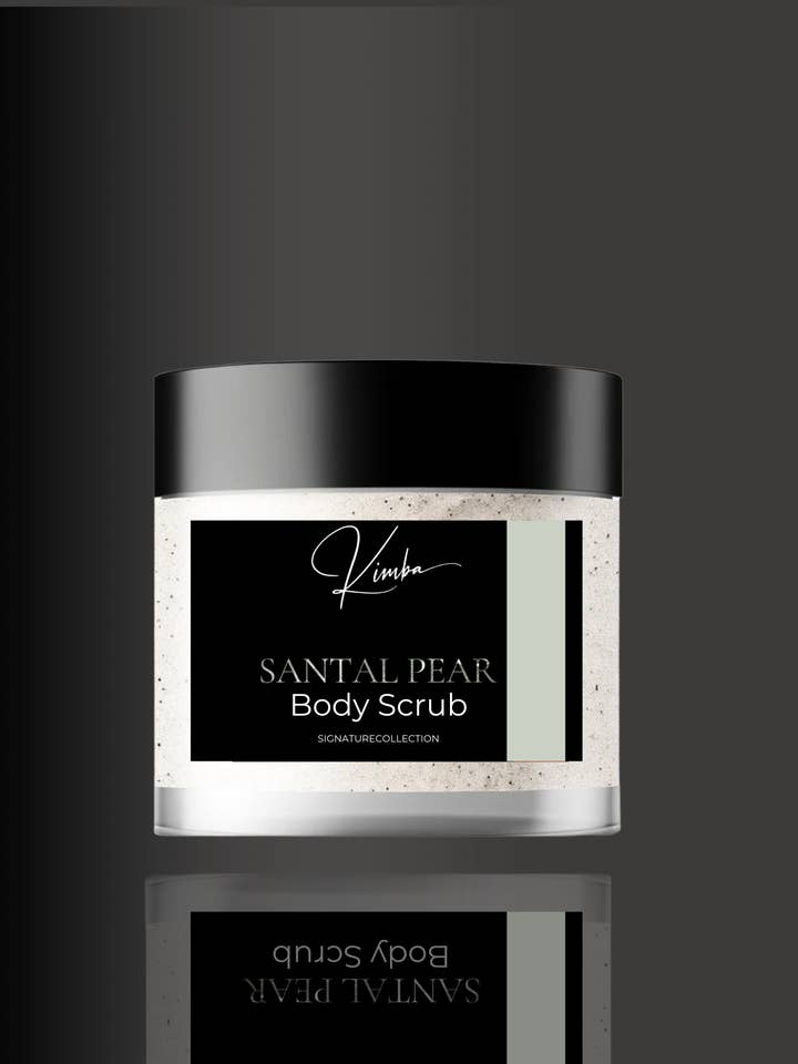 Santal Pear Body Scrub for wholesale by Kimba