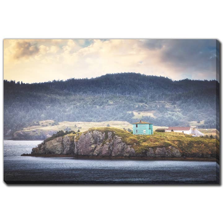 Green House Green Hill 38x60 Printed Canvas Wall Art for wholesale by Streamline Art