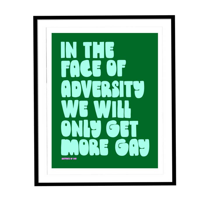 Imprimir en la cara de la adversidad para venta al por mayor de Artifacts of Joy