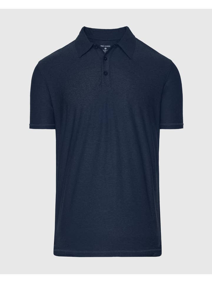 True Classic - Wholesale Polo - Men's - Dark Heather Cadet Active Polo 2.01