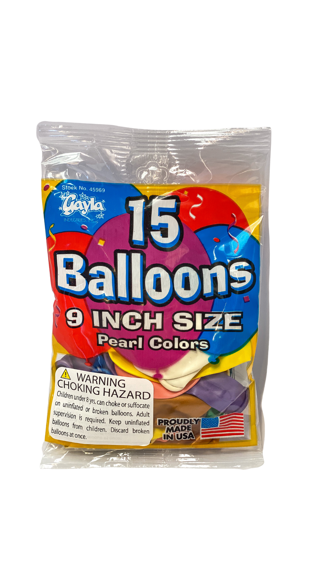 Creative Balloons Manufacturing - Wholesale Balloon - 15-ct Retail-Ready Bags - 9" Metallic Gold Latex Balloons by Gayla1