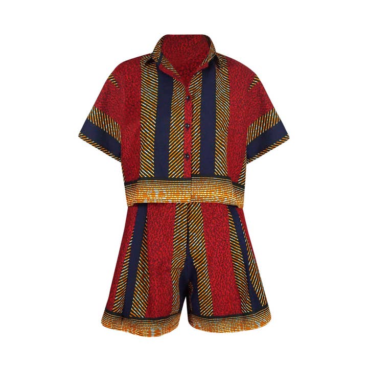 Ankara Print Shorts för wholesale av Ezuri Designs