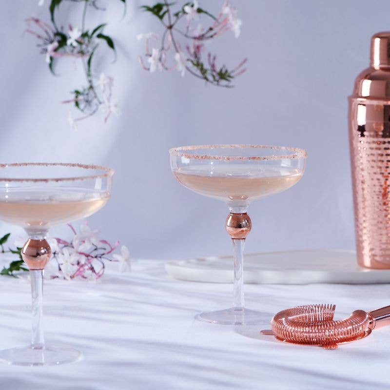 CLINQ - Vente Verres à cocktail/alcool - Verres à cocktail coupe (ensemble de 2)1