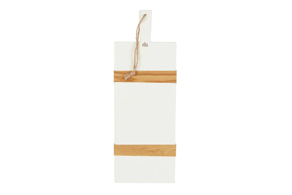 etúHOME - Wholesale Cheese Board - Mod Charcuterie Cheese Board, Small Rectangle, White7