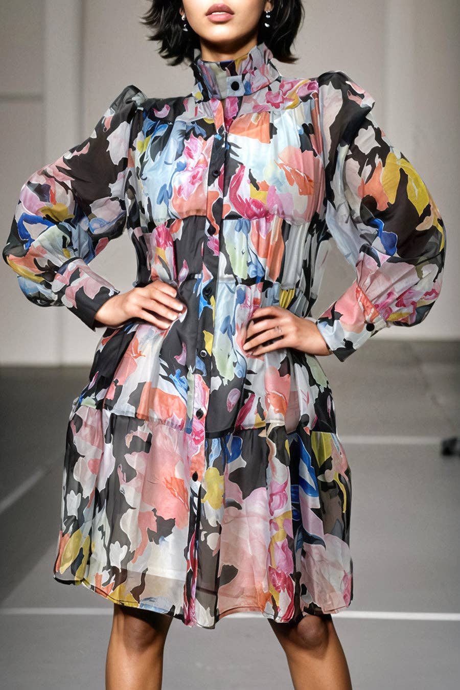 MULTI T1804 DRESS for wholesale on Faire1