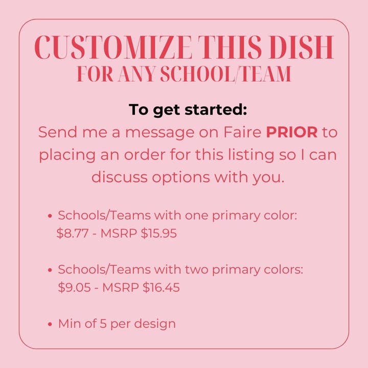 CourtPerkDesigns LLC - Wholesale Jewelry Dish - Customizable School/Team Ring Dish / Custom Ring Dish1