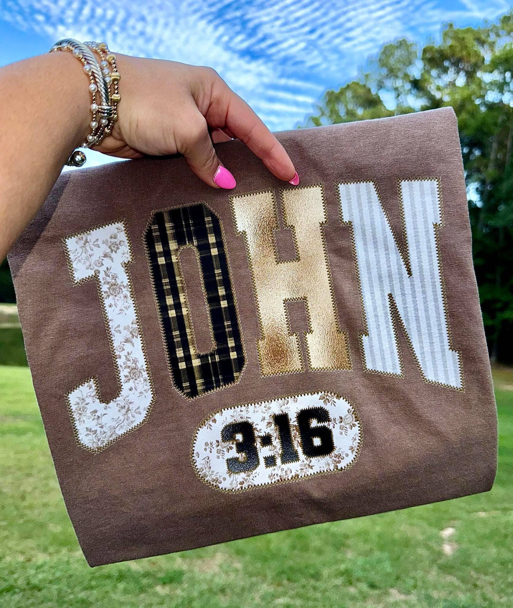 ZZ Threadz - Wholesale Screen Printed T-Shirt - Women's - John 3:16 Faith Comfort Colors Graphic Tee1