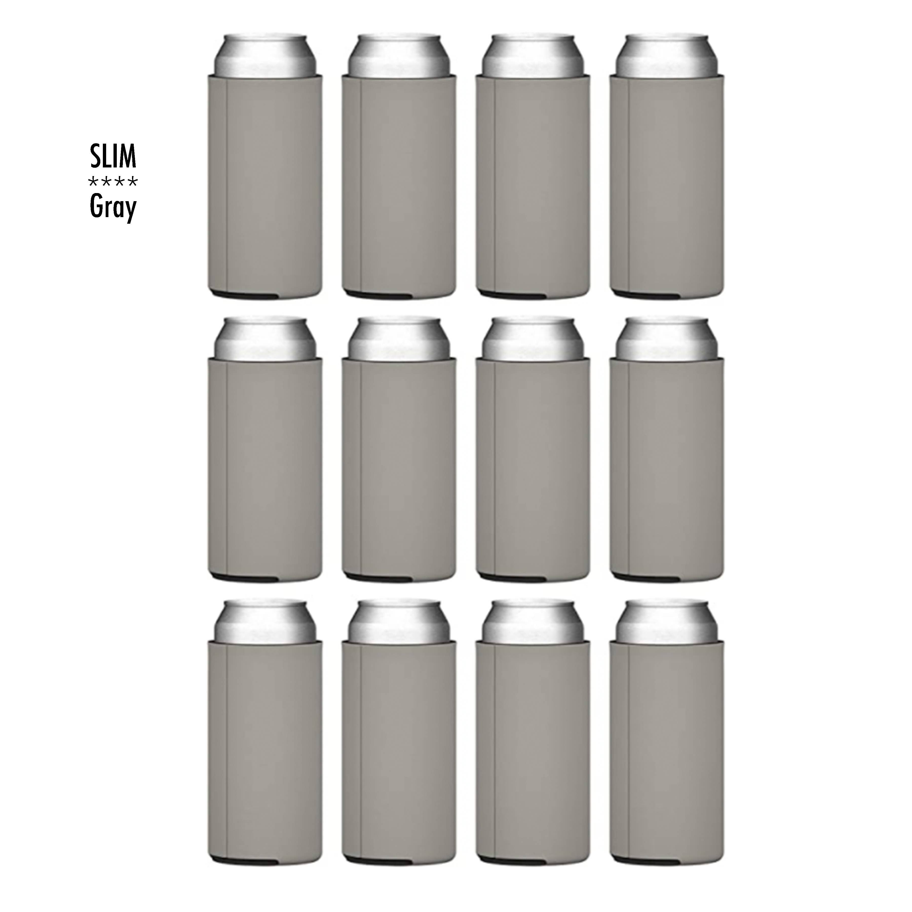 Liane Fried Studio - Wholesale Drink Huggers & Koozies - CUSTOM  **SLIM** 12 oz. Koozie Can Holder ~ CHOICE OF COLORS4