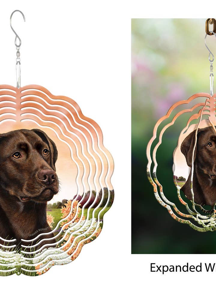 Labrador Retriever (Schokolade, Amerikanisch) - Windspiel für den Großhandel von Pet Gifts USA, LLC