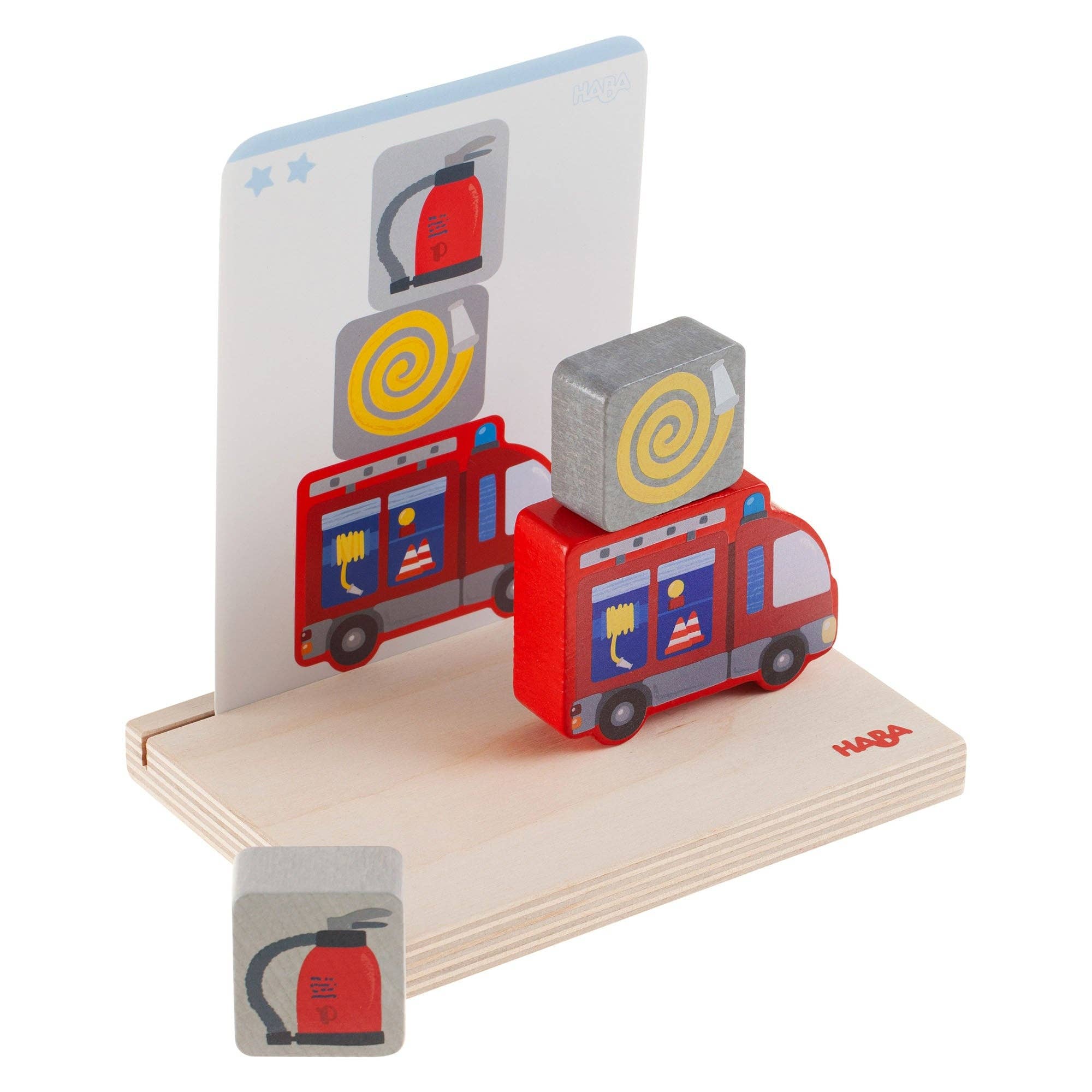 HABA USA - Wholesale Stacking Game - Fire Brigade Stacking Toy3