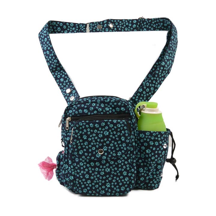 Dog walking bag with bottle holder & poop bag dispenser - Konstanz 52 for wholesale by Nijens