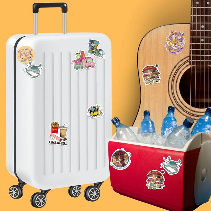 Pink House On River Road - Wholesale Sticker - 3" Roseate Spoonbill Bird Waterproof Sticker2