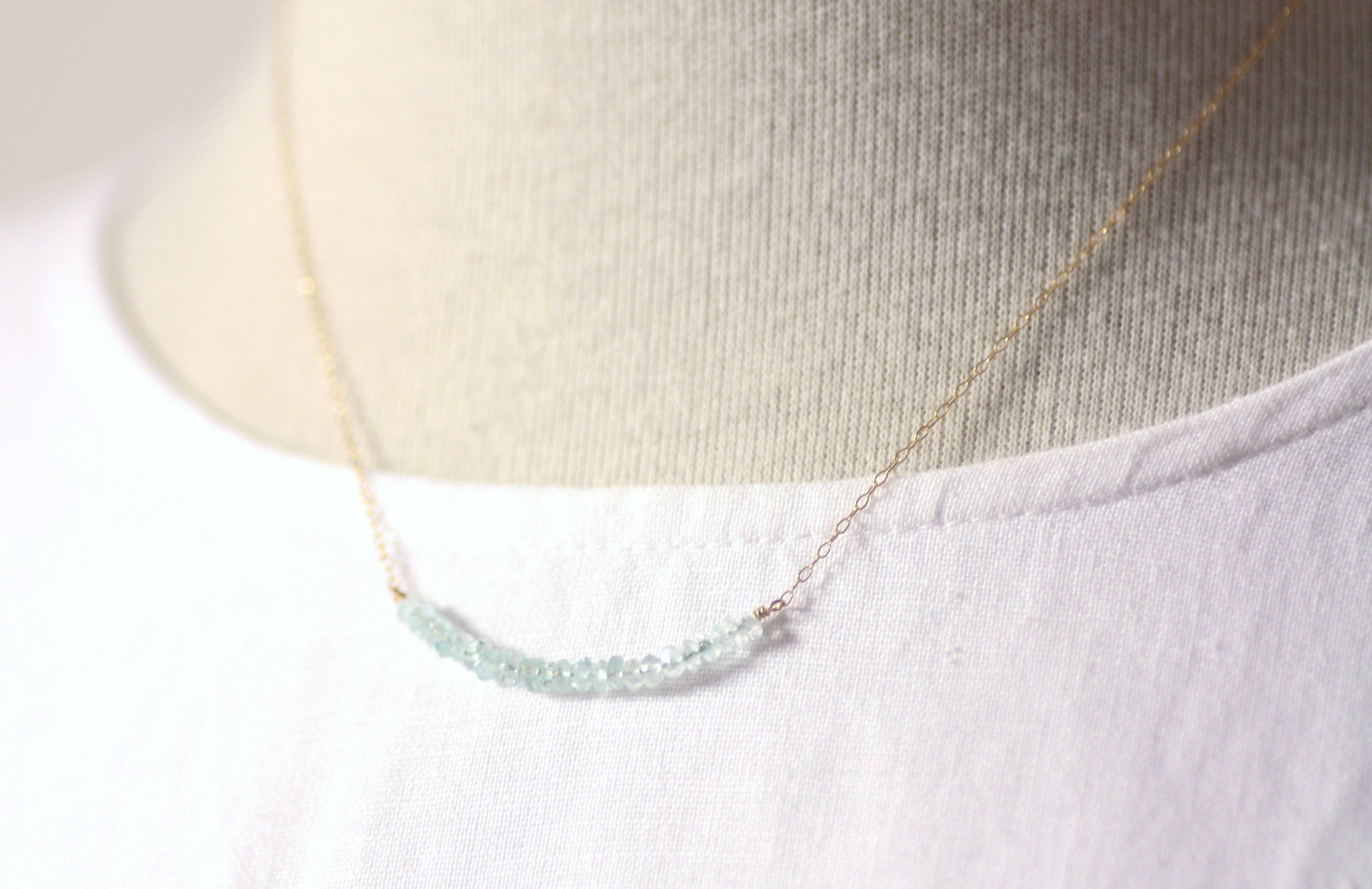 Azki Jewelry - Wholesale Pendant/Charm Necklace - Gemstone Bar Necklace5