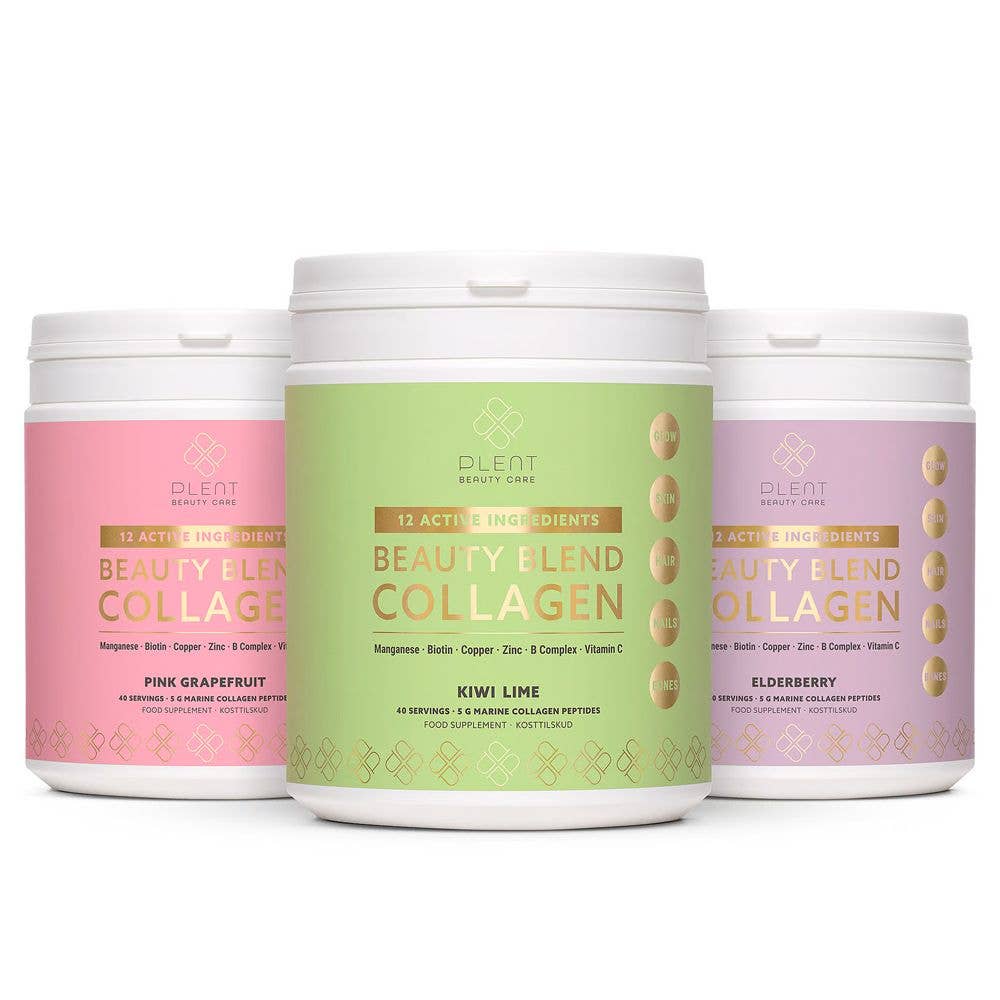 Plent Beauty Care - Wholesale Oral Supplement/Vitamin - BEAUTY BLEND COLLAGEN - Pink Grapefruit - 40 day supply jar3