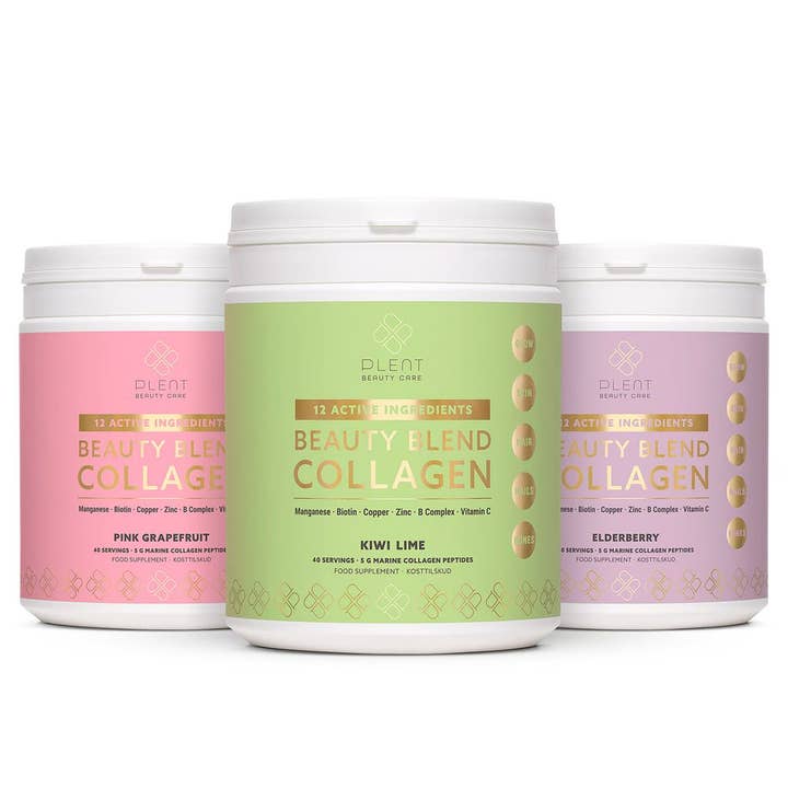 Plent Beauty Care - Wholesale Oral Supplement/Vitamin - BEAUTY BLEND COLLAGEN - Pink Grapefruit - 40 day supply jar3