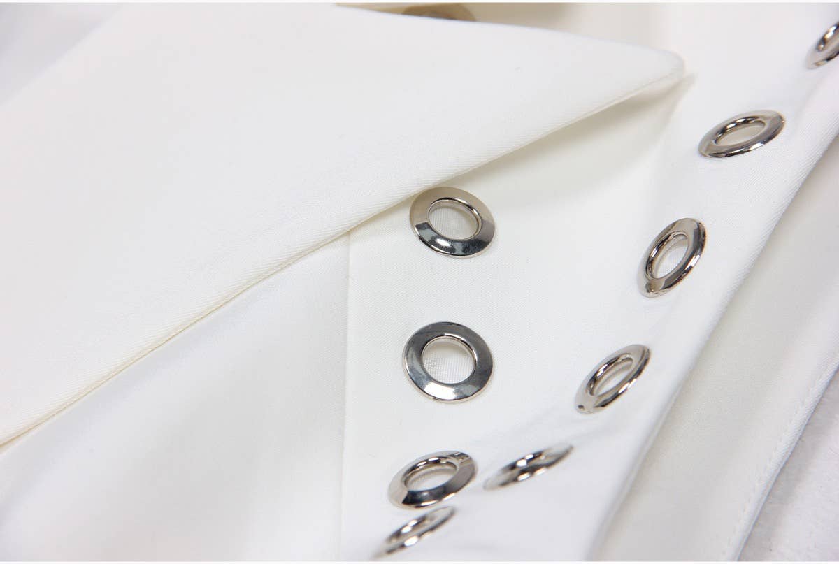 Productseeker – wholesale Klänning - Dam – DR641Y Handstansad ärmlös figursydd kostymklänning för kvinnor8