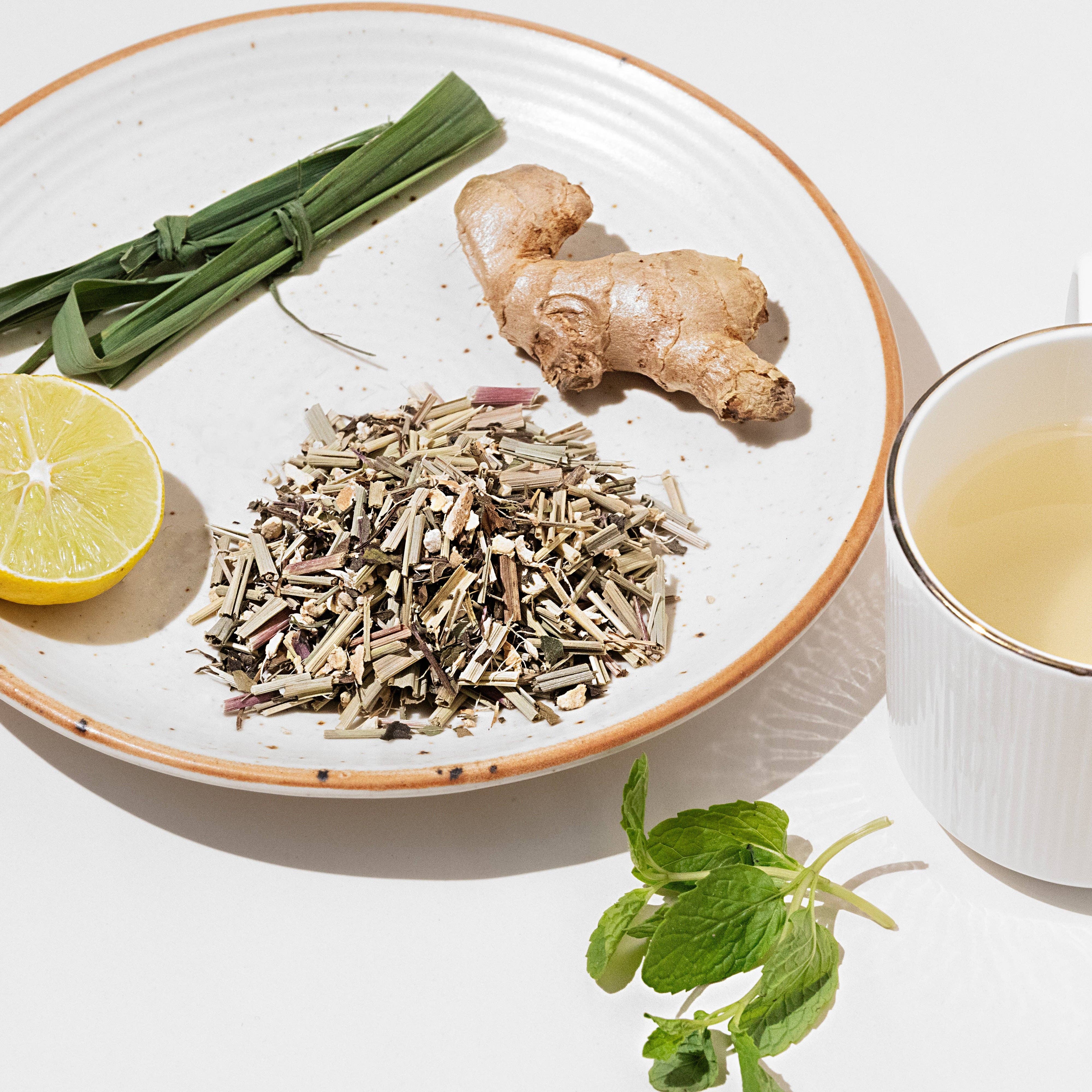 The Tea Heaven – wholesale Tea bags – Lemongrass Ginger Mini Tea Bag Canister2