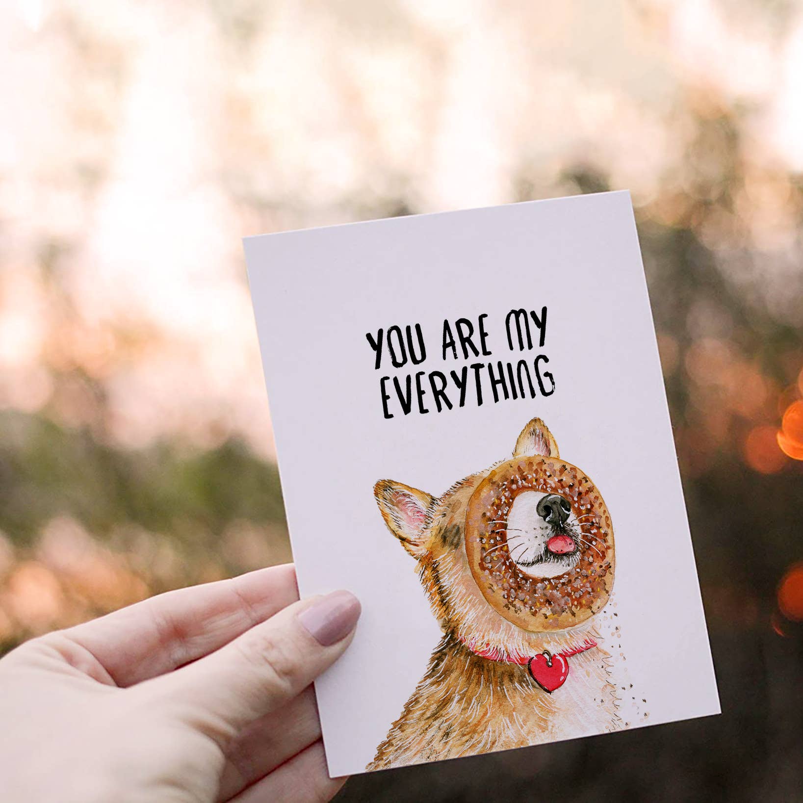Liyana Studio - Vente Cartes de Saint-Valentin - You Are My Everything Bagel — Carte humoristique de Saint-Valentin2