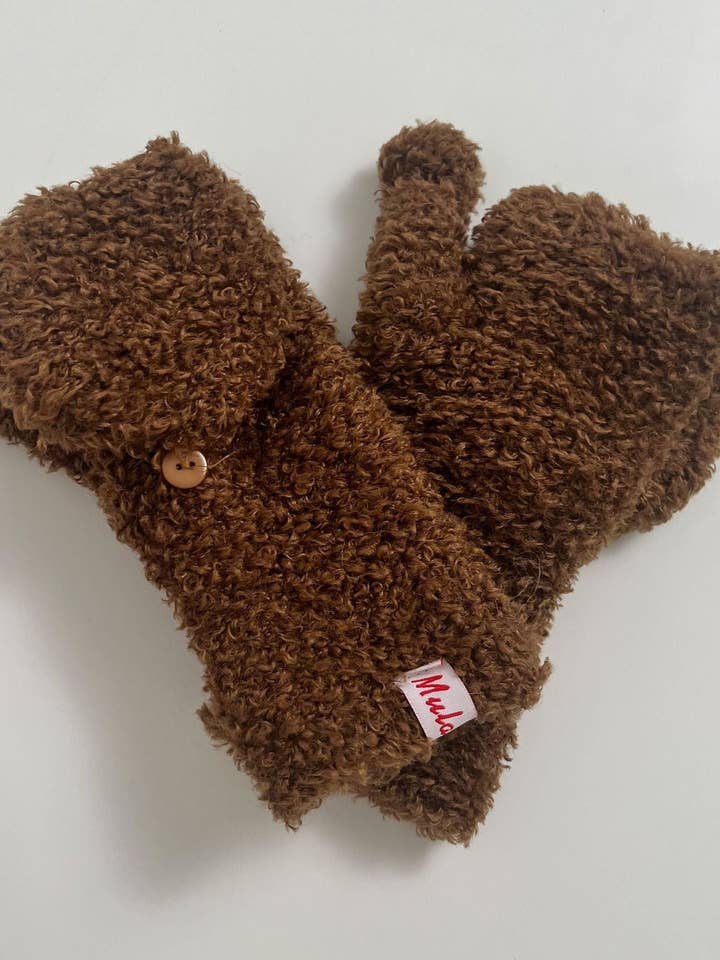 Cute Warm Knitted Convertible Mittens Flap Cover DP25F674 for wholesale by Dipped Shop