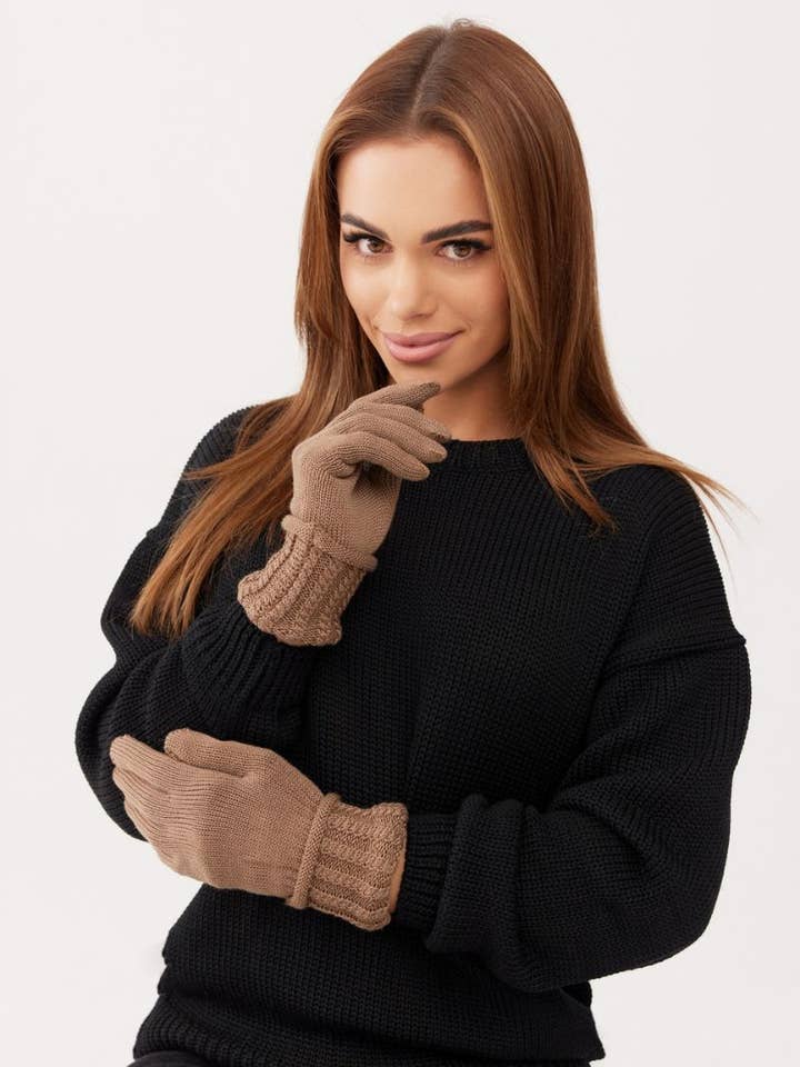 Kendall Single-Handschuhe für Damen aus 100% Merinowolle für den Großhandel von Ander