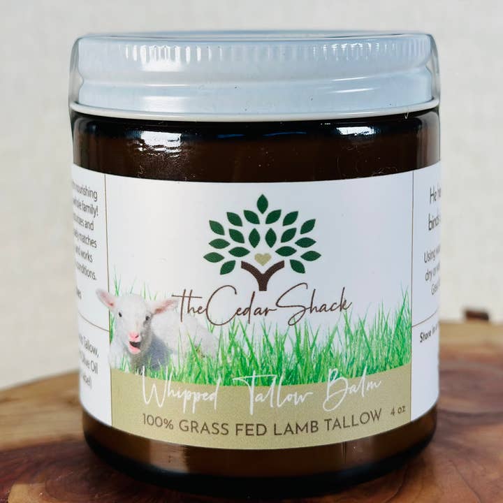 Pebermynte Matcha Talg 4oz 100% Græsfodret Lam for engroshandel hos The Cedar Shack