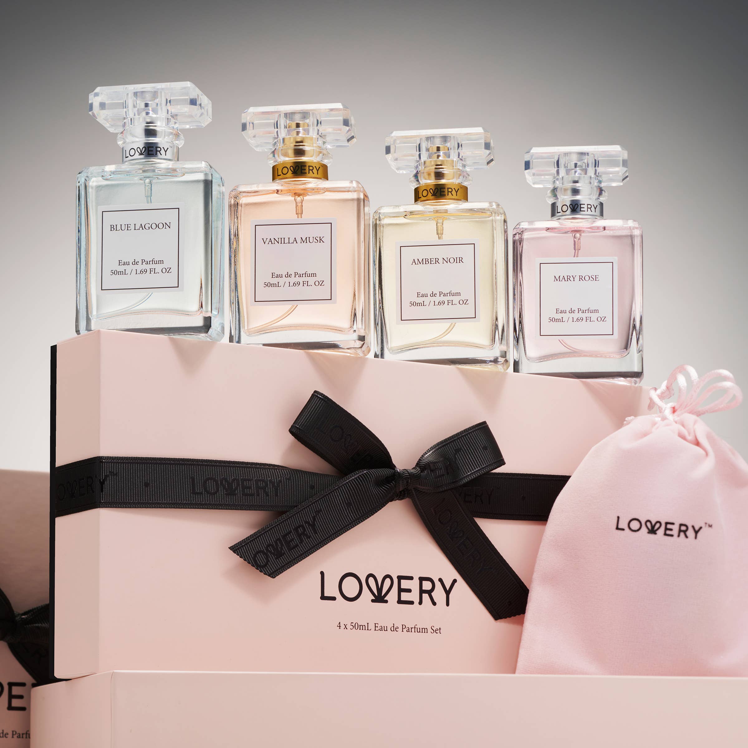 Lovery - Wholesale Perfume Gift Set - Christmas Gifts for Women, 4pc Perfume Set, Sampler Perfumes2