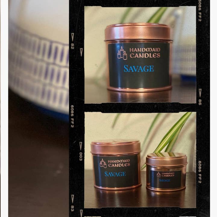 Savage Scented Candle for wholesale by HandMaid Candles
