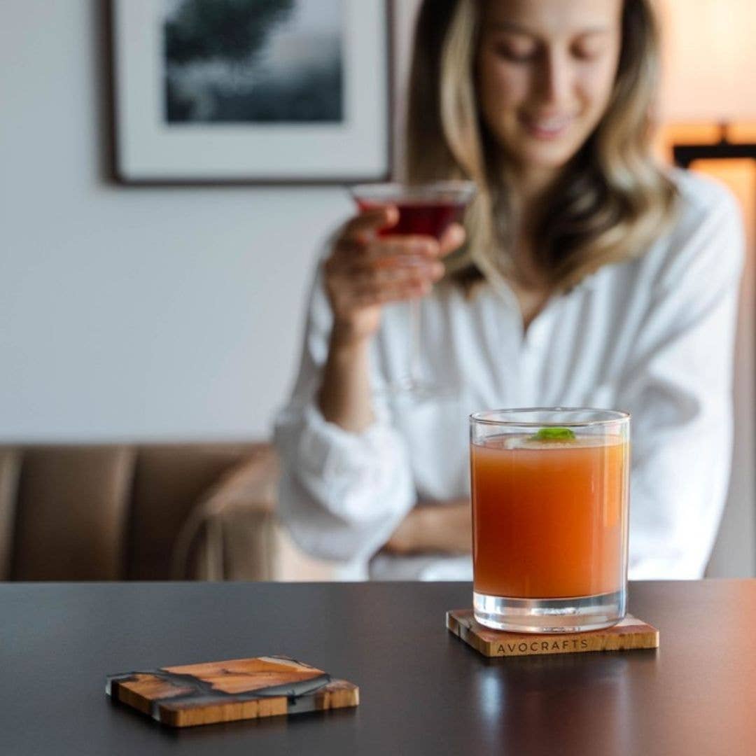 Avocrafts - Wholesale Coasters - Avocrafts Handcrafted Cedar Coasters, Full Set of 67