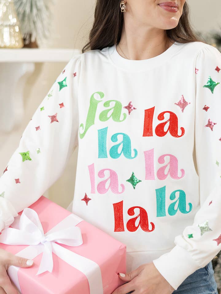 Sweatshirt Shelby Fa la la XS for wholesale by Mary Square