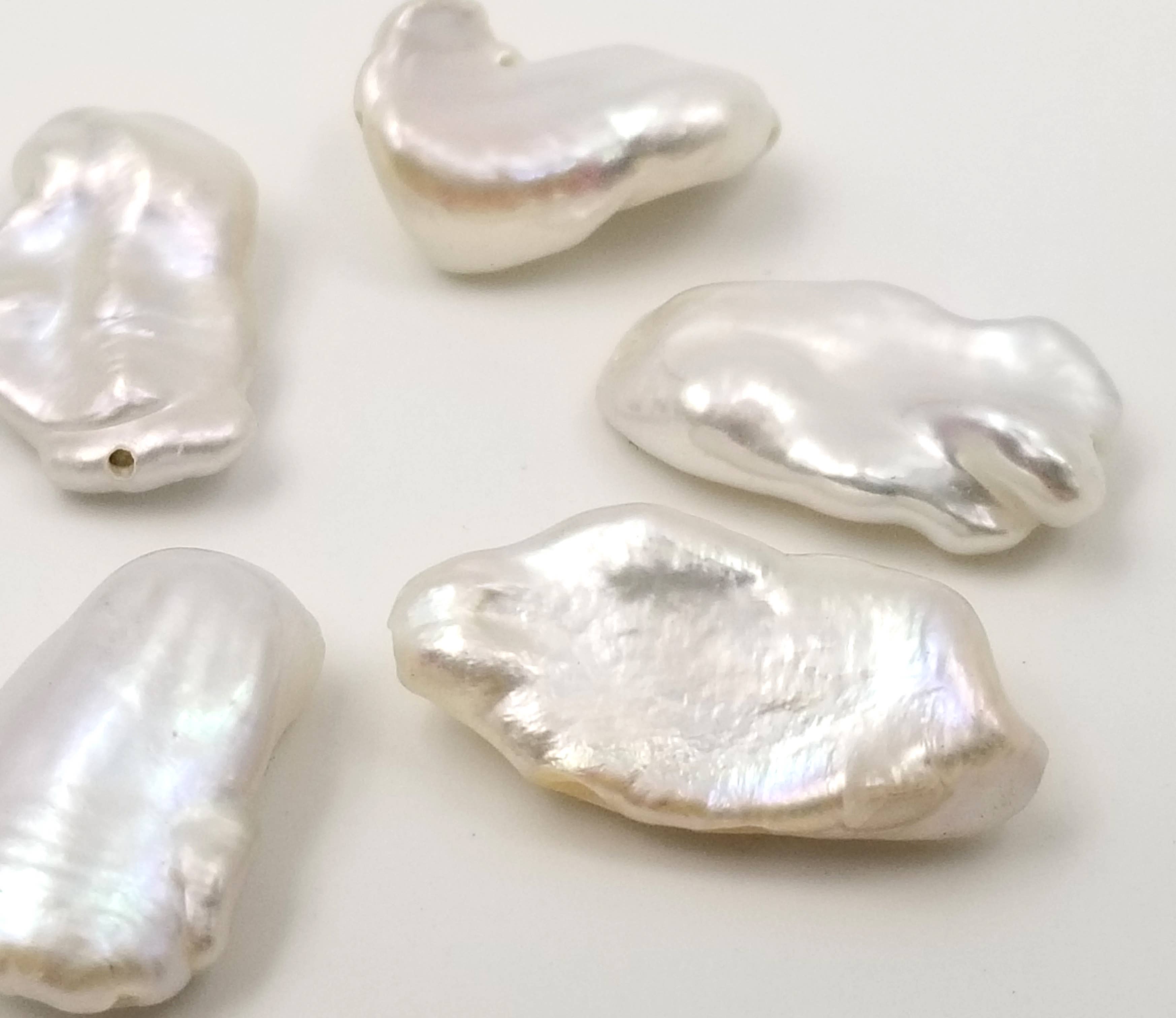 Beads Creation - Wholesale Beads - 5 Pcs High-Quality Baroque Freshwater Pearl Beads3