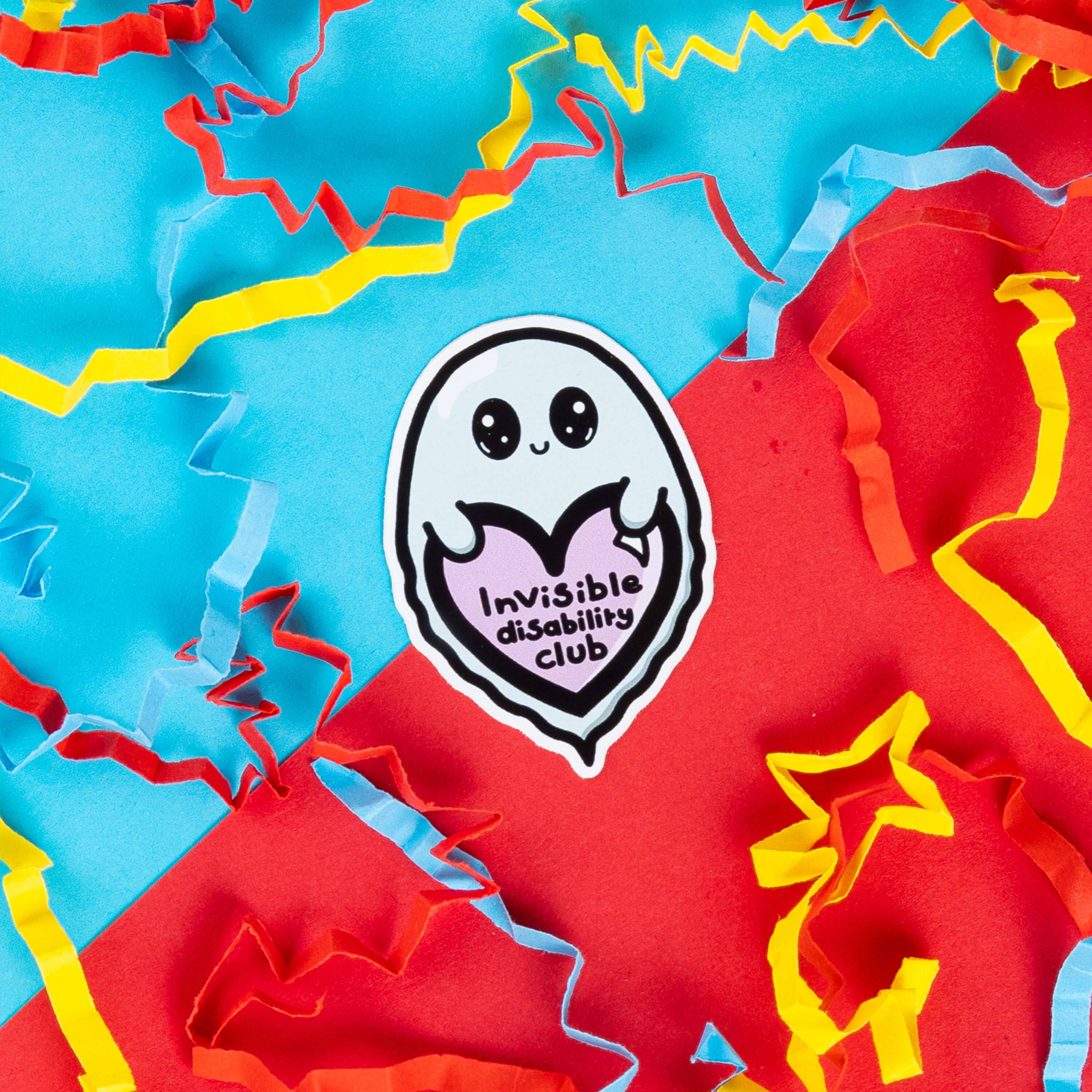 Innabox Ltd – wholesale Sticker – Invisible Disability Club Sticker0