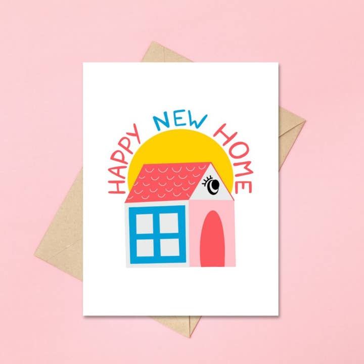 Happy New Home Greeting Card for wholesale by Feira Pop